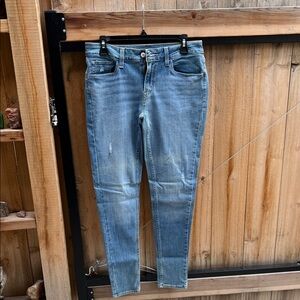 Stylish Light Blue Women's Skinny Jeans